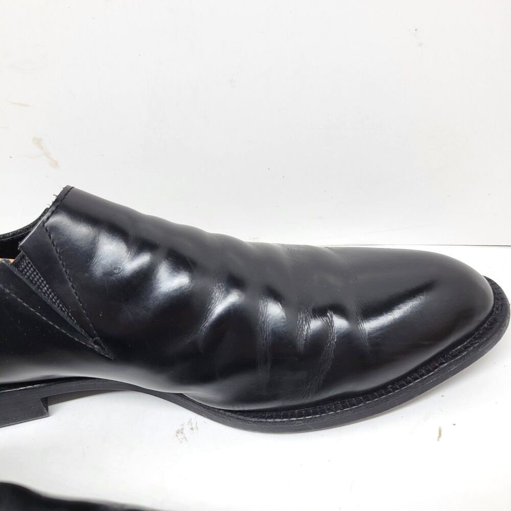Comme Des Garcons Black Leather Loafers 24cm Womens US 7 Mens US 6 - Picture 10 of 16